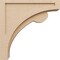 Ekena Millwork 6"W x 24"D x 24"H Thin Viola Rough Cedar Woodgrain TimberThane Corbel, Primed Tan CORUR06X24X24VIORCPR - alternate 4